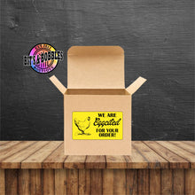Load image into Gallery viewer, We are eggcited for your order Label
