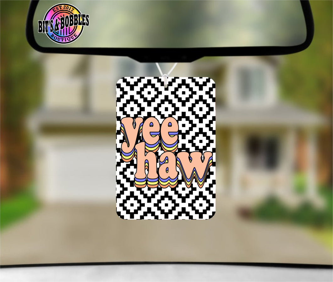 Yee Haw Aztec Air Freshener