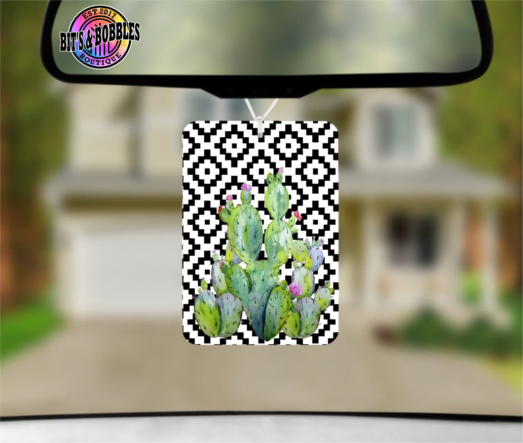 Aztec Cactus Air Freshener