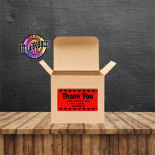Load image into Gallery viewer, Thank you for supporting my small business Label
