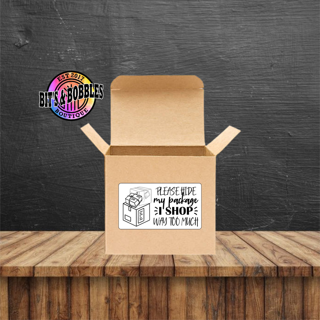 Please hide my package Label