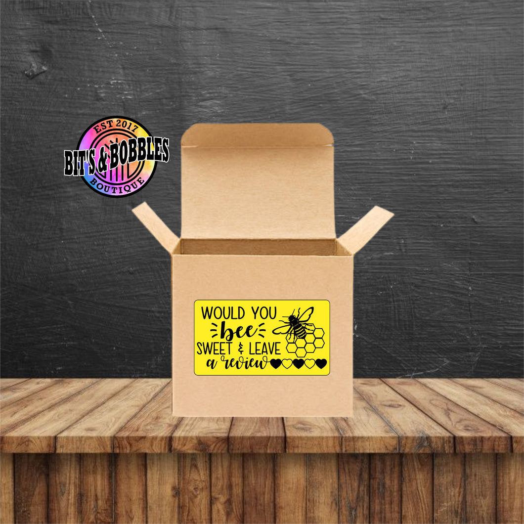 Would you bee sweet Label