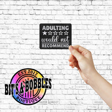 Load image into Gallery viewer, Adulting review leather patch

