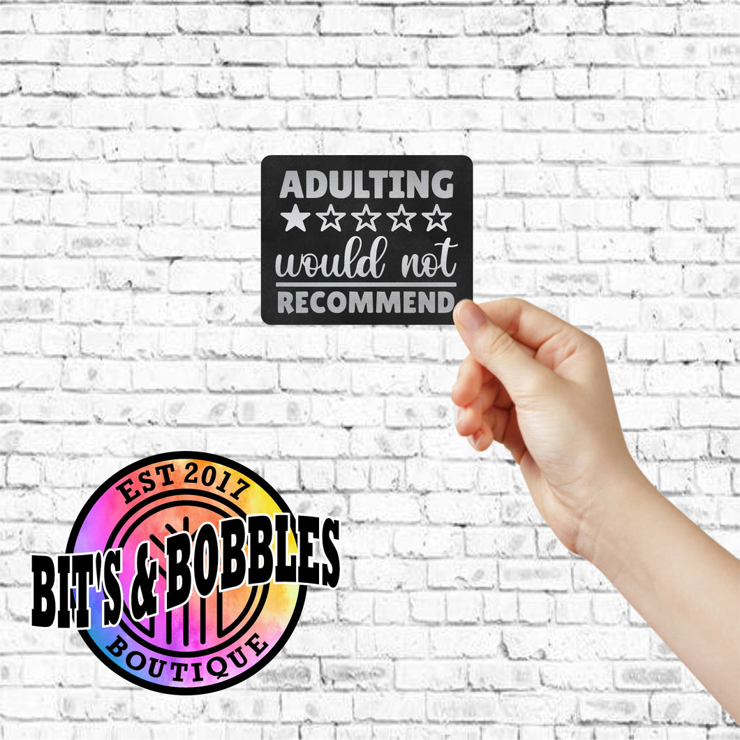 Adulting review leather patch