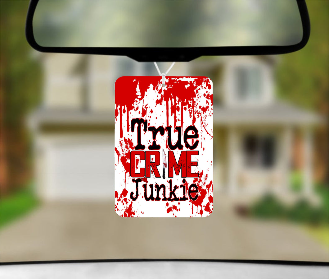 True Crime Junkie Air Freshener