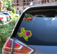 Load image into Gallery viewer, floral Texas monogram decal
