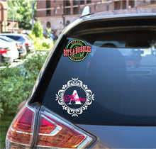 Load image into Gallery viewer, ornate name monogram decal
